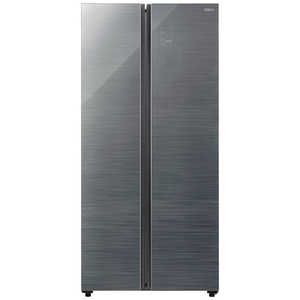 アクア AQUA 冷蔵庫 2ドア 475L フレンチドア(観音開き) 幅83.5cm ダークシルバー AQR-SBS48R-DS アクア AQUA 冷蔵庫 2ドア 475L フレンチドア(観音開き) 幅83.5cm ダークシルバー AQR-SBS48R-DS