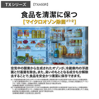 アクア AQUA 冷蔵庫 5ドア 501L フレンチドア(観音開き) TX series(TX