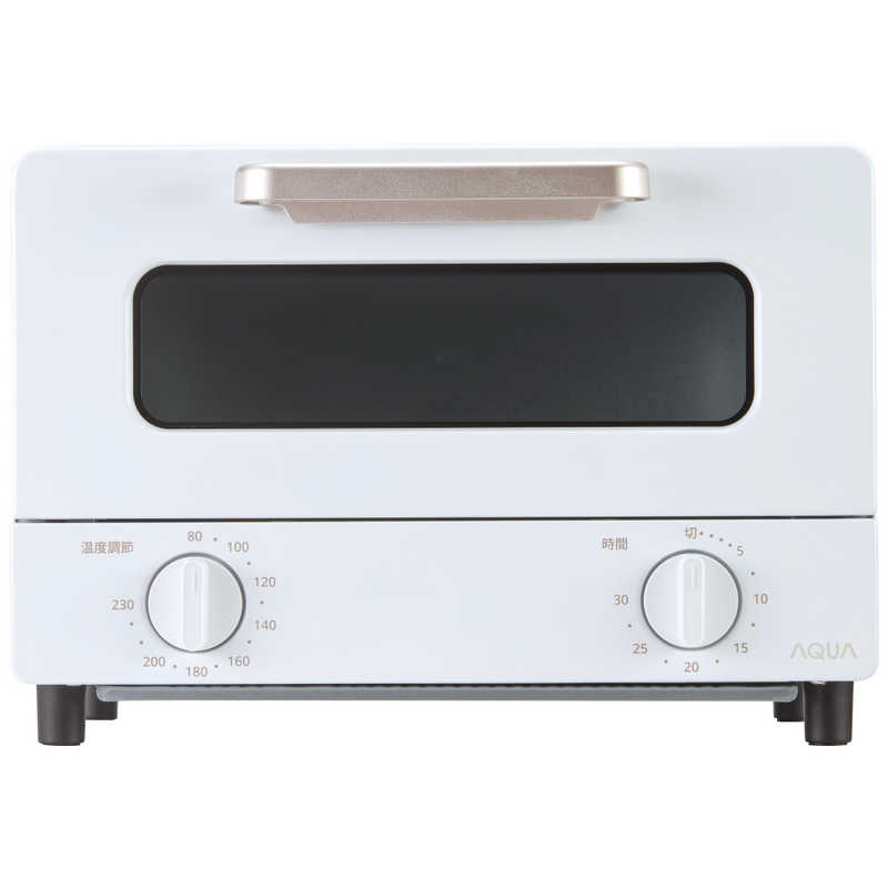 アクア　AQUA アクア　AQUA オーブントースター AQUA 1400W/食パン2枚 ホワイト AQT-CG12T-W AQT-CG12T-W