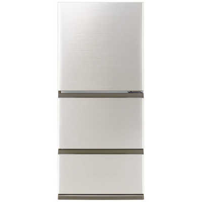 アクア AQUA 冷蔵庫 3ドア 262L 右開き 幅60cm ブライトシャンパン AQR