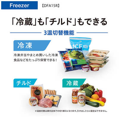 アクア AQUA 冷凍庫 2ドア 145L 引き出しタイプ 冷凍冷蔵チルド切替