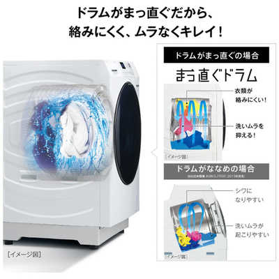 アクア AQUA ドラム式洗濯乾燥機 (右開き) 洗濯8.0kg 乾燥4.0kg