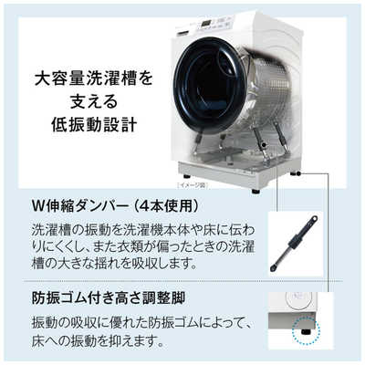 アクア AQUA ドラム式洗濯乾燥機 (右開き) 洗濯8.0kg 乾燥4.0kg 