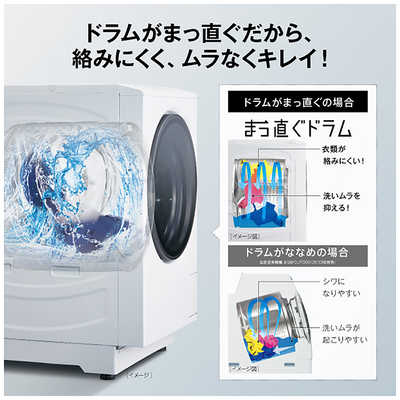 アクア AQUA ドラム式洗濯乾燥機 (左開き) 洗濯10.0kg 乾燥5.0kg