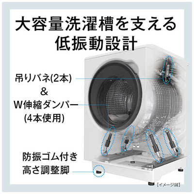 アクア AQUA ドラム式洗濯乾燥機 (右開き) 洗濯10.0kg 乾燥5.0kg