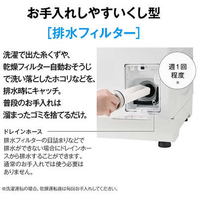 アクア AQUA ドラム式洗濯乾燥機 (右開き) 洗濯10.0kg 乾燥5.0kg