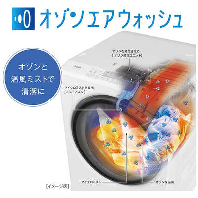 アクア AQUA ドラム式洗濯乾燥機 (左開き) 洗濯12.0kg 乾燥6.0kg