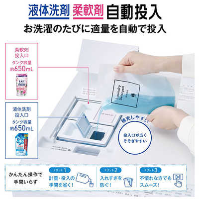アクア AQUA ドラム式洗濯乾燥機 (左開き) 洗濯12.0kg 乾燥6.0kg