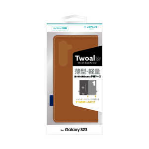 MSソリューションズ Galaxy S23 SC-51D/SCG19 薄型・軽量PUレザー手帳ケース Twoal W キャメル LN-23SG1BLP2CA MSソリューションズ Galaxy S23 SC-51D/SCG19 薄型・軽量PUレザー手帳ケース Twoal W キャメル LN-23SG1BLP2CA