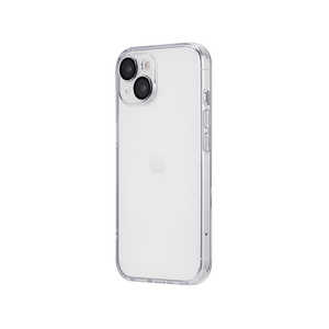 MSソリューションズ iPhone15 6.1インチ カメラレンズ保護ガラスハイブリッドケース ｢UTILO All Glass Cover｣ クリア LN-IM23CAGCL