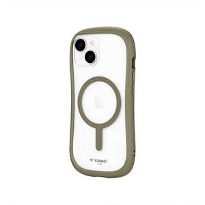 MSソリューションズ iPhone15 6.1インチ/iPhone 14 高速充電対応･耐傷･耐衝撃ハイブリッドケース ｢ViAMO charge｣ カーキ LN-IM23VMCKA