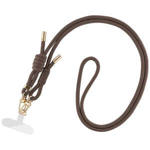 MSソリューションズ スマートフォン(汎用) ショルダーストラップ 「SHOULTY MULTI STRAP」Wフックベーシックタイプ モカブラウン LN-SS11BR MSソリューションズ スマートフォン(汎用) ショルダーストラップ 「SHOULTY MULTI STRAP」Wフックベーシックタイプ モカブラウン LN-SS11BR