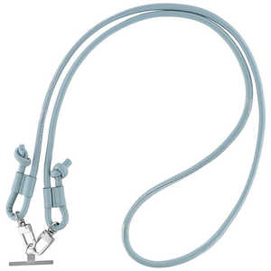 MSソリューションズ スマートフォン(汎用) ショルダーストラップ「SHOULTY MULTI STRAP」丸紐PUレザータイプ ブルー LN-SS14BL MSソリューションズ スマートフォン(汎用) ショルダーストラップ「SHOULTY MULTI STRAP」丸紐PUレザータイプ ブルー LN-SS14BL