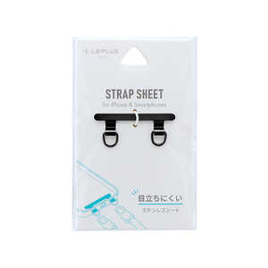 MSソリューションズ スマートフォン(汎用)「STRAP SHEET」 挟み込みシートステンレス2口タイプ ブラック LNSH05STBK MSソリューションズ スマートフォン(汎用)「STRAP SHEET」 挟み込みシートステンレス2口タイプ ブラック LNSH05STBK