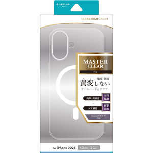 MSソリューションズ iPhone 17ケース 超透明ハードケース 「MASTER CLEAR mag」 クリア/ホワイト LN-IM25MCMWH MSソリューションズ iPhone 17ケース 超透明ハードケース 「MASTER CLEAR mag」 クリア/ホワイト LN-IM25MCMWH
