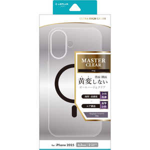 MSソリューションズ iPhone 17ケース 超透明ハードケース 「MASTER CLEAR mag」 クリア/ブラック LN-IM25MCMBK MSソリューションズ iPhone 17ケース 超透明ハードケース 「MASTER CLEAR mag」 クリア/ブラック LN-IM25MCMBK