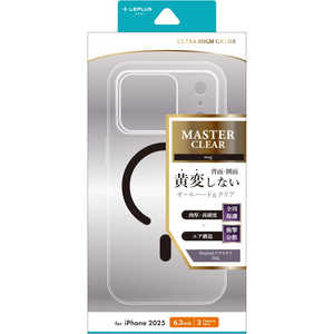 MSソリューションズ iPhone 17 Proケース 超透明ハードケース 「MASTER CLEAR mag」 クリア/ブラック LN-IP25MCMBK MSソリューションズ iPhone 17 Proケース 超透明ハードケース 「MASTER CLEAR mag」 クリア/ブラック LN-IP25MCMBK