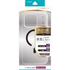 MSソリューションズ iPhone 17 Pro Maxケース超透明ハードケース 「MASTER CLEAR mag」 クリア/ブラック LN-IL25MCMBK MSソリューションズ iPhone 17 Pro Maxケース超透明ハードケース 「MASTER CLEAR mag」 クリア/ブラック LN-IL25MCMBK