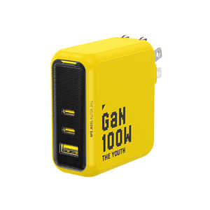 AOHI PD-USB�[�d�� YOUTH PRO 100W USB A×1�|�[�g USB C×2�|�[�g PC/�^�u���b�g/�g�ѓd�b 100W�}���[�d RE-JEYTP100YL1