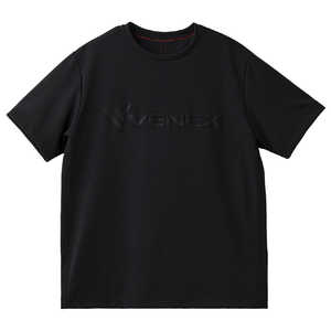 VENEX リカバリームーウ゛ウェア エンボスロゴTシャツ メンズ ブラック M L851 81160304