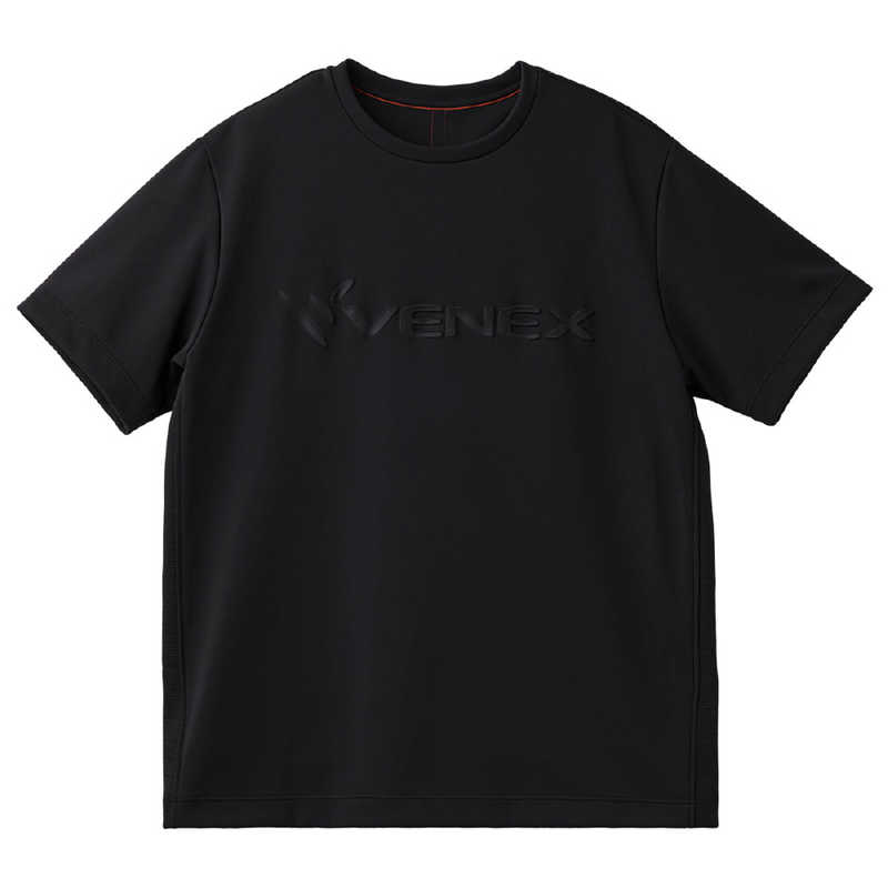 VENEX VENEX リカバリームーウ゛ウェア エンボスロゴTシャツ メンズ ブラック L L851 81160305 81160305