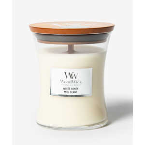 WOODWICK アロマキャンドル ジャーキャンドルM ホワイトハニー Jar Candle M