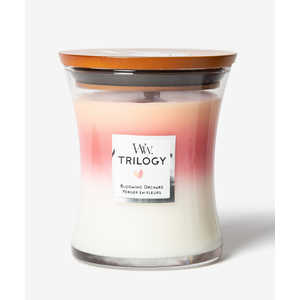 WOODWICK アロマキャンドル トリロジージャーM ブルーミングオーチャード Trilogy Jar M