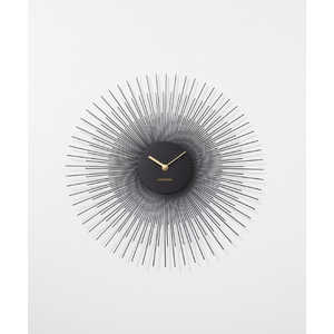 KARLSSON カールソン 掛け時計 ウォールクロック Peony 直径 450mm ブラック KA5817BK KARLSSON カールソン 掛け時計 ウォールクロック Peony 直径 450mm ブラック KA5817BK