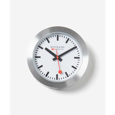 MONDAINE モンディーン スタンド付きマグネットクロック 新品 レア MONDAINE モンディーン 置き時計 マグネット クロック 5cm ホワイト