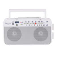 東芝 TOSHIBA ホームラジオ AUREX ［ワイドFM対応 / AM/FM］ ホワイト