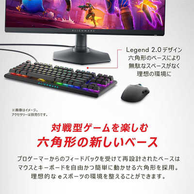 DELL デル ゲーミングモニター AW2724HF-R Alienware 27インチ ［27型 