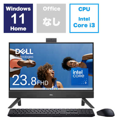 DELL デル デスクトップパソコン ［23.8型 /intel Core i3
