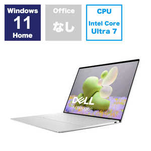 DELL　デル モバイルノートパソコン ［13.4型 /Windows11 Home /intel Core Ultra 7 /メモリ：32GB /SSD：1TB］ プラチナシルバー MX83T-ENL