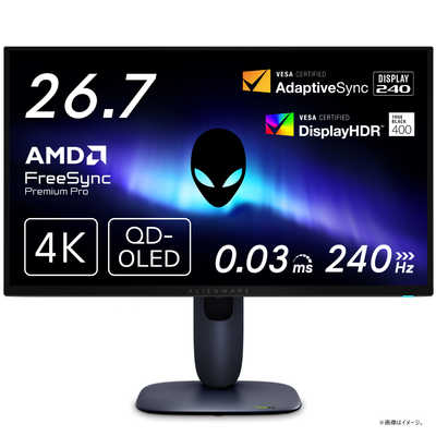 DELL デル ゲーミング液晶ディスプレイ AW2725Q-R Alienware/QD-OLED
