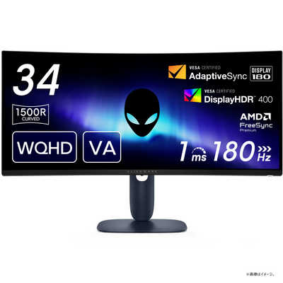 DELL デル ゲーミング液晶ディスプレイ AW3425DWM-R Alienware/VA/180