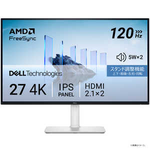 DELL ǥ վǥץ쥤 S꡼/27/IPS/3840x2160/120/4ms/P  27 / 4K(38402160) / 磻  С S2725QS-R