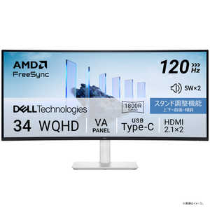 DELL ǥ վǥץ쥤 S꡼/34/VA/3440x1440/120/1ms/  34 / UWQHD(34401440) / 磻 / ̷  С S3425DW-R