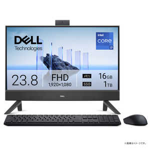 DELL デル デスクトップパソコン [ 23.8型 / Win11 Home / Core i7 / メモリ16GB / SSD1TB ] ダークシャドウグレー AD67-FNBC