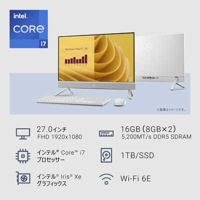 DELLデスクトップパソコンOffice/ 新品SSD256/16GB/2TB ノートパソコン Dell 16(DC16251) プラチナシルバー ND86-FWSC [16.0型