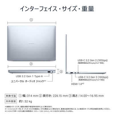 DELL デル ノートパソコン Dell 14 Plus [ 14型 / Win11 Home