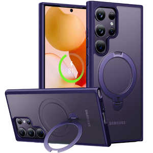 TORRASȥ饹 Torras - UPRO Ostand Spin for Galaxy S24 Ultra  Dark Purple  X00FX1301