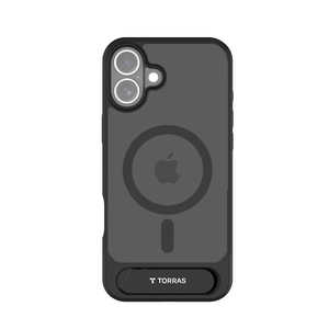 TORRAS�g���X Torras - Pstand case for iPhone 16(6.1�C���`) Black X00FX1819