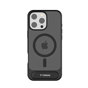 TORRASトラス Torras - Pstand case for iPhone 16 Pro(6.3インチ) ［ ］ Black X00FX1824
