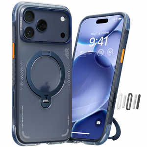 TORRAS�g���X Torras - Ostand Q3 Air Series �}���i�J Case for iPhone 17 Pro �m Midnight Blue �n X00RP102R011