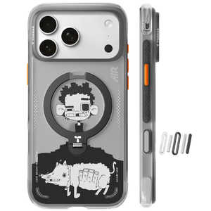 TORRAS�g���X Torras - Ostand Q3 Air Series Gawx���f�� �h�[���u���C�N Case for iPhone 17 Pro �m Grey �n X00RP102R075