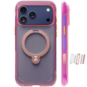 TORRAS�g���X Torras - Ostand Q3 Air Series for iPhone 17 Pro �m Pink �n X00RP102R141