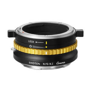 SHOTEN マウントアダプター (ニコンFマウント(Gタイプ対応)レンズ → ニコンZマウント変換) NFG-NZ Cine