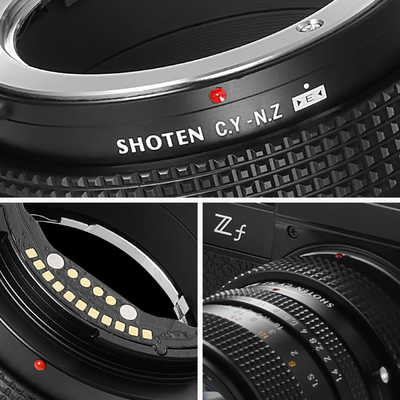 SHOTEN マウントアダプター CY-NZ E (ヤシカ・コンタックスマウント