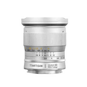 �������w TTArtisan 11mm f/2.8 Fisheye �L���m��RF�}�E���g �V���o�[ TT-11F28-RF-S