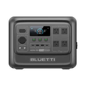 BLUETTI AORA100V2 �O���[ �m�����_�S���`�E���C�I���d�r / 10�o�� / AC�E�\�[���[�[�d / USB Power Delivery�Ή��n P-AORA100V2-JP-GY-20